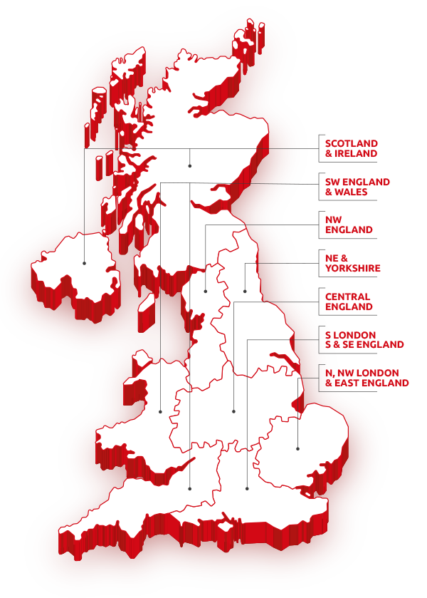 Atorvastatin UK Regional Map